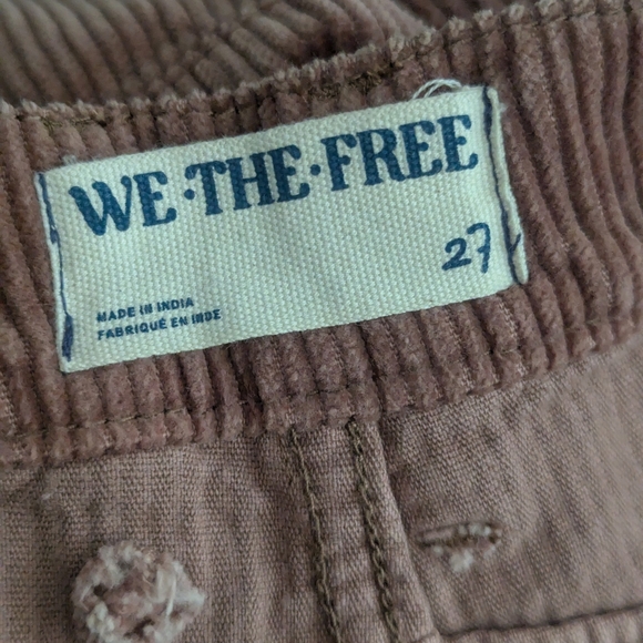 We The Free Good Luck Mid Rise Barrel Cords Sz 27 EUC Free People Anthropologie - Picture 4 of 16